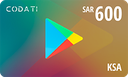 [CDGPSA0600] Google Play (KSA) - SAR 600