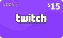 [CDTWIUS015] Twitch (USA) - $15