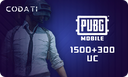 [CDPGGL025] PUBG ($24.99) - 1500+300 UC