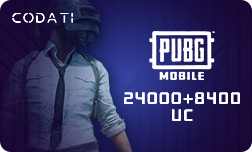 PUBG ($399.99) - 24000+8400 UC