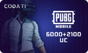 [CDPGGL100] PUBG ($100) - 6000+2100 UC