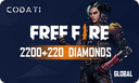 [CDFFGL2200] Free Fire (Global) - 2200+220 Diamonds