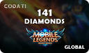 [CDMLGL0141] Mobile Legends (Global) - 141 Diamonds