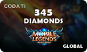 [CDMLGL0345] Mobile Legends (Global) - 345 Diamonds