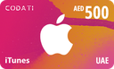 [CDITAE500] iTunes (UAE) - AED 500