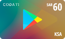 [CDGPSA0060] Google Play (KSA) - SAR 60