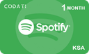 [CDSFSA01M] Spotify (KSA) - 1 Month