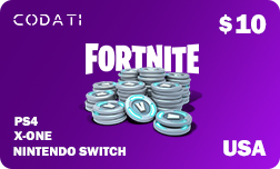 [CDFNGL010] Fortnite (USA) - $10 (1000 V-Bucks)