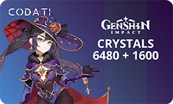 [CDGIGL6480] Genshin Impact - 6480+1600 Crystals