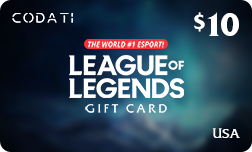 [CDLLUS010] League of Legends (USA) - $10