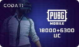 [CDPGGL300] PUBG ($300) - 18000+6300 UC