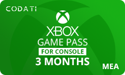 [CDMXBAE03M] XBOX Game Pass Console (MEA) - 3 Months