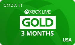 [CDXBUS03M] XBOX Live Gold (USA) - 3 Months